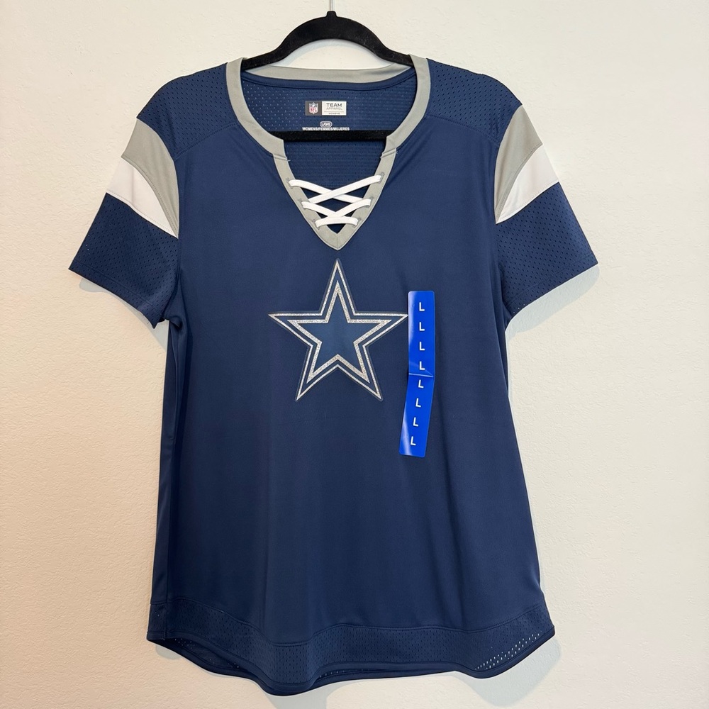 Dallas Cowboys NFL Team Womans Short Sleeve Jersey Team Shirt